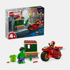 LEGOÂ® Super Heroes Iron Man with Bike and The Hulk