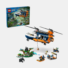 LEGOÂ® City Jungle Explorer Helicopter at Base Camp