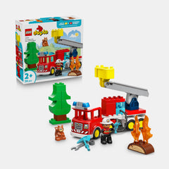 LegoÃ‚Â® Duplo Town Fire Engine With Hose And Firefighter
