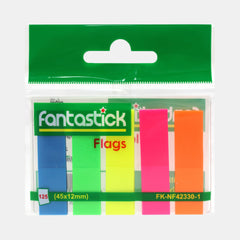 Fantastick Adhesive Index Film Page Markers – Removable Self?Adhesive, 5 Colours (45 × 12Mm)