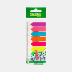Fantastick Film Index Arrow Flags – Removable Adhesive, 8 Colours (45 × 12Mm)