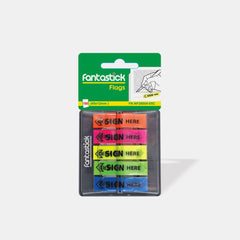 Fantastick “Sign Here” Flags- Assorted Colours (5 Colours)