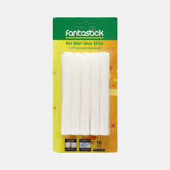 Fantastick Multi?Temp Hot Melt Glue Sticks – Clear, 11Mm × 10Cm (Pack Of 10)
