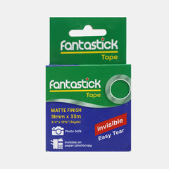 Fantastick Invisible Tape – Matte Finish, Transparent (19Mm × 36 Yards)