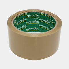 Fantastick Packaging Tape – Strong Adhesive Carton Sealing, Brown (48Mm × 50 Yards)