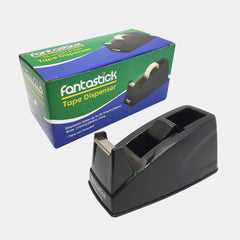 Fantastick Tape Dispenser, 1‑Inch Core- Black