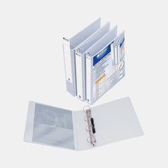 Atlas A4 Pvc 2?Ring Binder With Pocket – White, 25 Mm (1