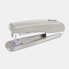 Atlas Half‑Strip Metal Stapler With Staple Remover- Grey