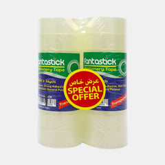 Fantastick Clear Adhesive Tape, Transparent General Purpose, 18Mm X 36 Yards (16 Rolls)