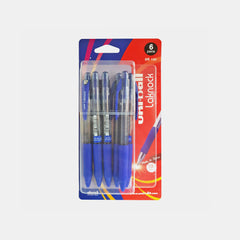 Uni-Ball Laknock 1.0 Mm Ball Pen -Blue (Pack Of 6)