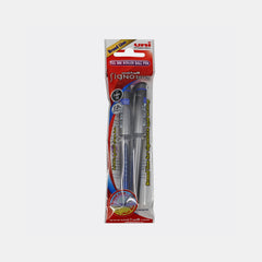 Uni-Ball Gel Impact Broad Pen- Blue (2 Pcs)