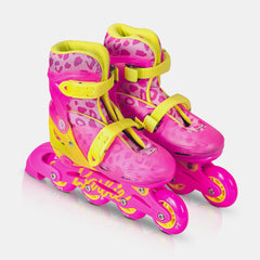 Spartan Barbie Inline Skates – Size S Eu 31–34, Adjustable Trainer Skates With Abec-5 Bearings