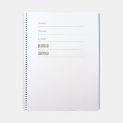 Maxi A4 Spiral Notebook - Blue (80 Sheets)