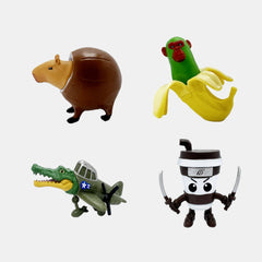 Italian Brainrot Animals Series Mini Surprise Figure 3.5 Inch (Blind Assortment, Single Pack)