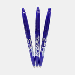 Pilot Frixion Ball Erasable Roller Pen 0.7Mm - Blue (3 Pieces)
