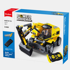 Sluban Powerbricks – E7 Wheeled Excavator 4Wd