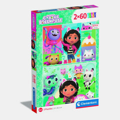 Clementoni Puzzle Gabby’S Dollhouse 2×60 Model 24804