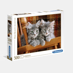 Clementoni Kittens – High Quality Collection (Adult Jigsaw Puzzle – 500 Pieces)