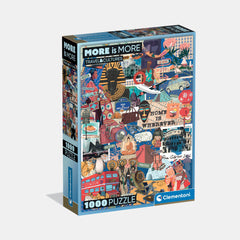 Clementoni More Is More – Travel & Cultures (1000 Pieces)