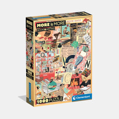 Clementoni More Is More – Books & Writing (1000 Pieces)
