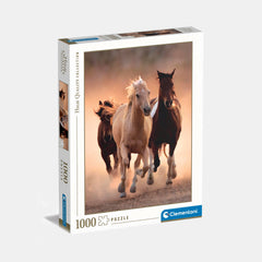 Clementoni Running Horses – High Quality Collection (1000 Pieces Jigsaw Puzzle)