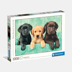 Clementoni The Three Labradors – High Quality Collection (Adult Jigsaw Puzzle – 1000 Pieces)