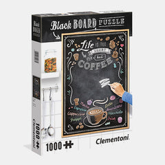 Clementoni Adult Puzzle 1000 Pieces – Blackboard Coffee