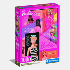 Clementoni Barbie 65 Years Puzzle 1000 Pieces