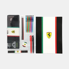 Ferrari Racing Stationery Set (14 pieces)- Black