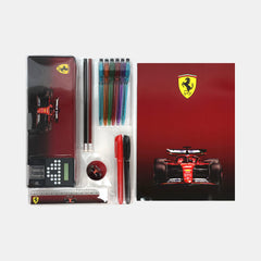 Ferrari Racing Stationery Set (14 pieces)- Red