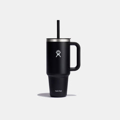 Hydro Flask 1.2L Travel Tumbler With Straw - Black