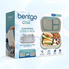 Bentgo Chill Max Leak Proof Lunch Box- Bone And Glacier Blue