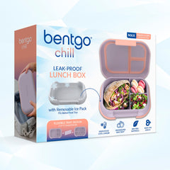 Bentgo Chill Max Leak Proof Lunch Box- Lavender And Peach Blossom