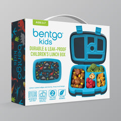 Bentgo Kids Prints 5-Compartment Bento-Style Lunch Box - Dinosaur