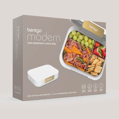 Bentgo Modern Adult Bento-Style Lunch Box 850 Ml- White