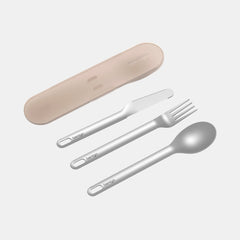 Bentgo Stainless Steel Travel Utensil Set - Sand