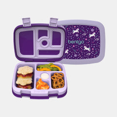 Bentgo Kids Prints 5-Compartment Bento-Style Lunch Box - Unicorn