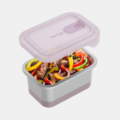 Bentgo Microsteel Heat & Eat Container 750 Ml (Lunch Size)- Dusk