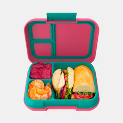 Bentgo Pop Leak‑Proof Bento Lunch Box With Removable Divider- Bright Coral/Teal