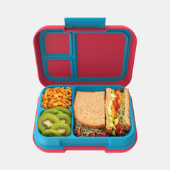 Bentgo Pop Leak‑Proof Bento Lunch Box With Removable Divider - Flame Red/Turqooise