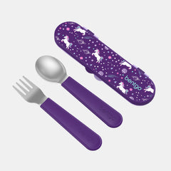 Bentgo Kids Stainless Steel Utensils Set- Unicorn