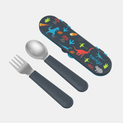Bentgo Kids Stainless Steel Utensils Set- Dinosaur