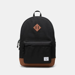 Herschel Heritage Youth Backpack- Black/Saddle Brown
