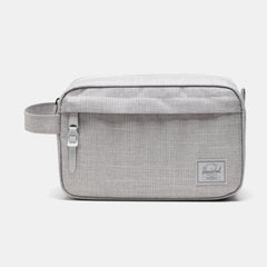 Herschel Chapter Travel Kit- Grey Crosshatch