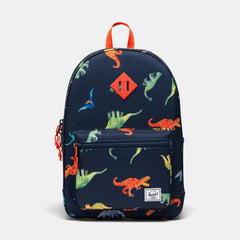 Herschel Heritage Youth Backpack- Watercolour Dinos Darkest Navy