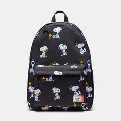 Peanuts Herschel Classic Xl Backpack- Snoopy And Woodstock (Black)