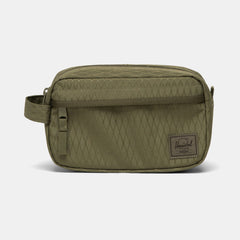 Herschel Chapter Small Travel Kit- Ivy Green Diamond