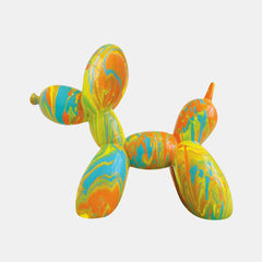 Pour Palz Balloon Dog Assorted With 60Ml Paints (Single Pack)