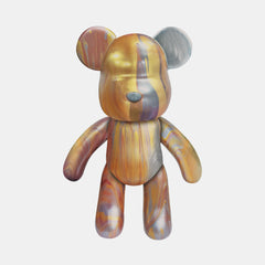 Pour Palz W3 Metallic Bear Assorted With 40Ml Paints (Single Pack)
