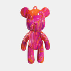 Pour Palz W3 Mini Bear Assorted Keyring With 10Ml Paints (Single Pack)